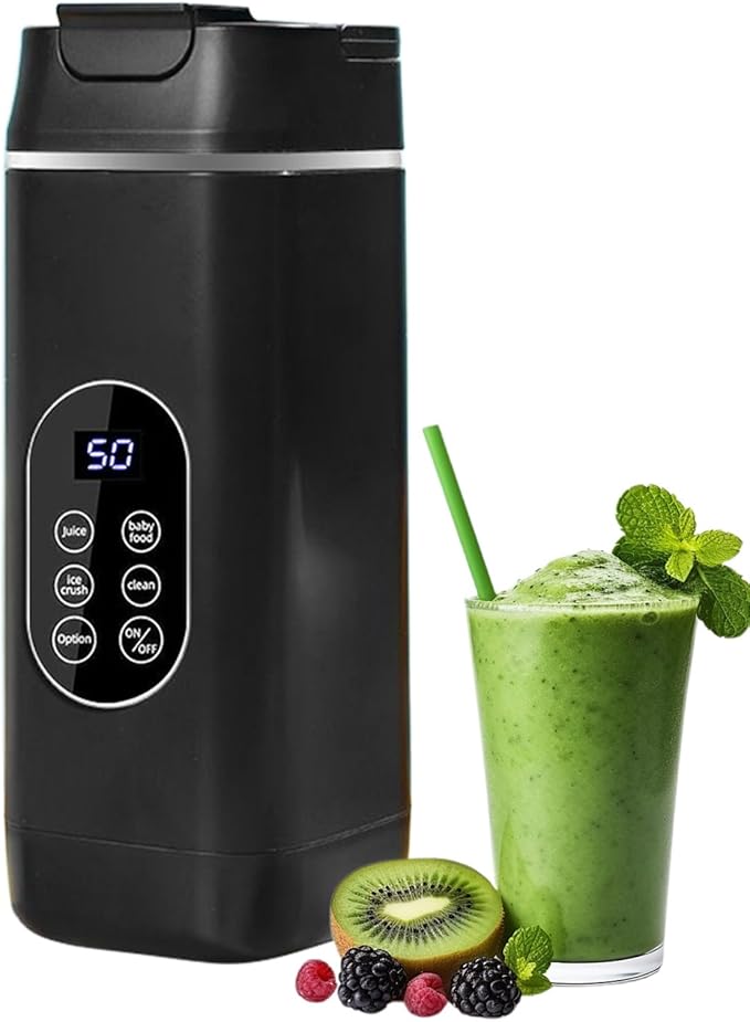 Portable Juicer Blender - Usb Rechargeable Personal Blender For Smoothies Fresh Juice Preparation With Compact Design Multi-Function Drinks Maker For Kitchen Home Gym Travel