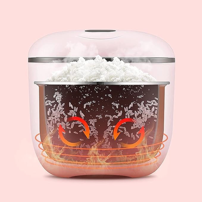 Rice Cooker/Home Multifunctional Smart Mini Rice Cooker Reservation Automatic Small 2.8L Cooking and Stewing Rice Cooker (Pink A) (Pink A)