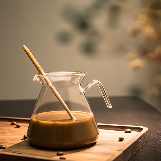 Coffee Carafe Simple Coffee Pot with Filter High-Temperature Resistant Glass Anti-Scald Coffee Dripper Coffee Maker Coffee Brewer Convenient