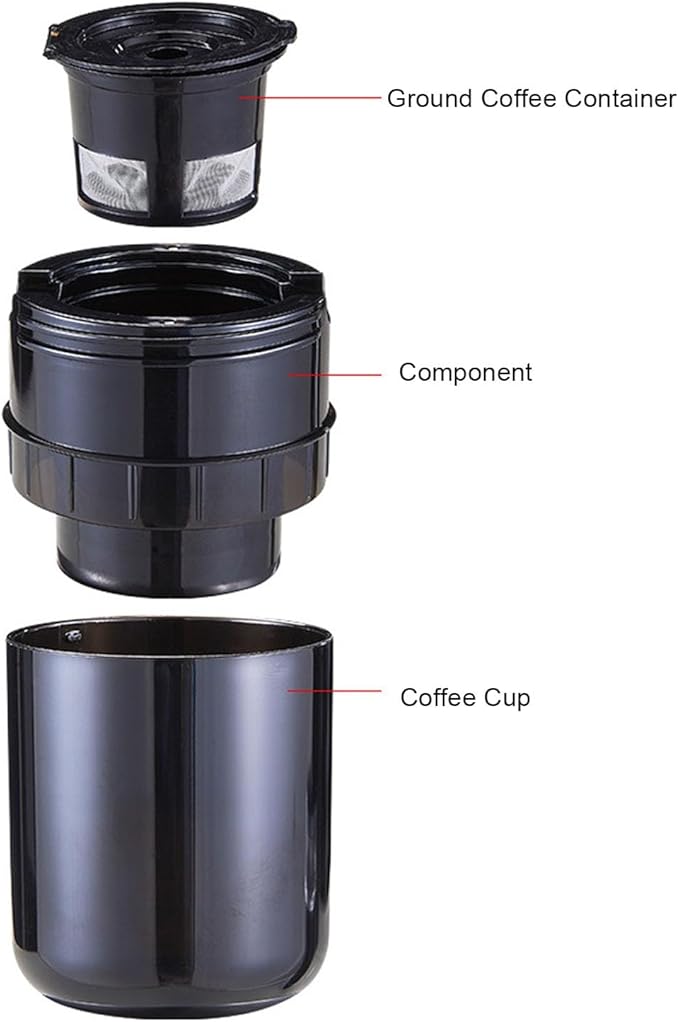 Sorandy Portable Electric Espresso Machine Two in One Design 15 Bar 1200mAh USB Stainless Steel Espresso Maker Spoon Storage Bag &amp Cable with Travel Coffee Maker Ideal for Ground