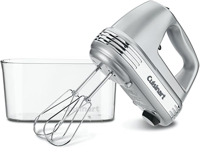 Cuisinart CPT-415P1 Countdown Metal Toaster 2-Slice Brushed Stainless &amp HM-90BCS Power Advantage Plus 9-Speed Handheld Mixer with Storage Case Brushed Chrome