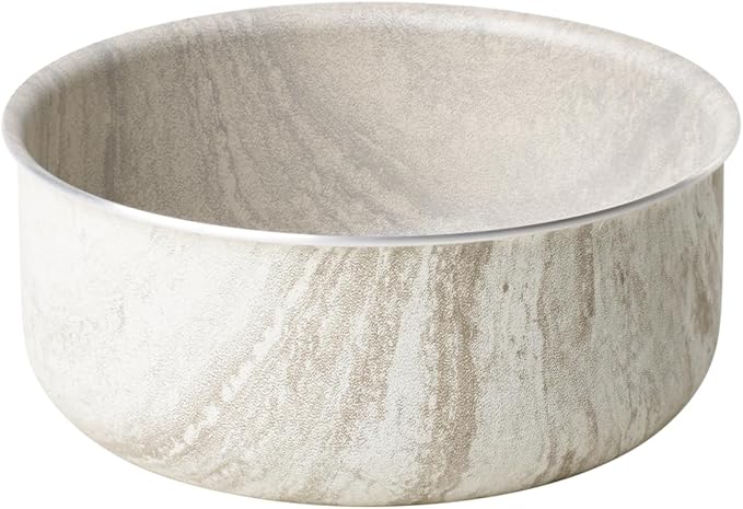 Guzzini ChefLine Marble Set of 5 Pans (24 cm and 28 cm) Casserole 20 cm Lid (20 cm) and Removable Handle