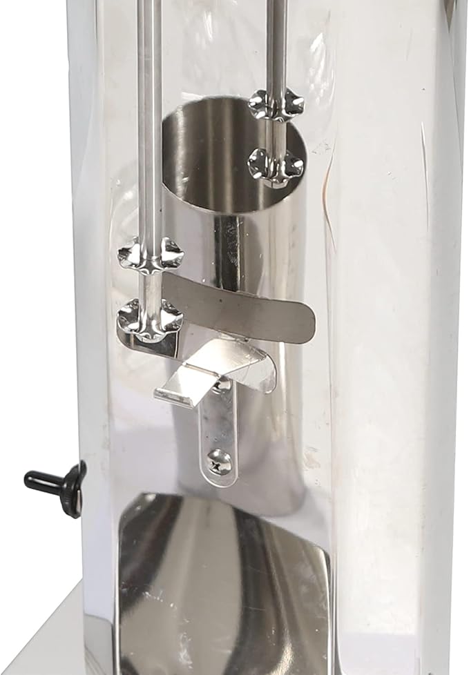 650ML Milkshake Machine Electric Milk Shakers 180W Commercial Milkshake Machine 18000rpm Milkshake Maker Machine Single Head Drink Mixer Stainless Steel Milk Shaker Maker Mixer Smoothie Milk