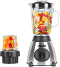 Electric Blender 800W Smoothie Blender with 6 Cup Glass Jar 5-Level Speed Personal Blenders for Juices Food and Nutritious Recipe