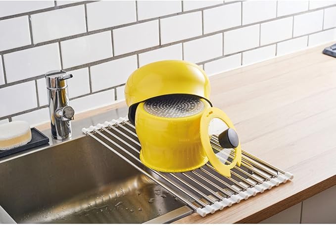 Wahei Freiz ToMay RB-2814 Multi-Pot Set with Handle Removable Medium Yellow Compatible with Induction and Gas