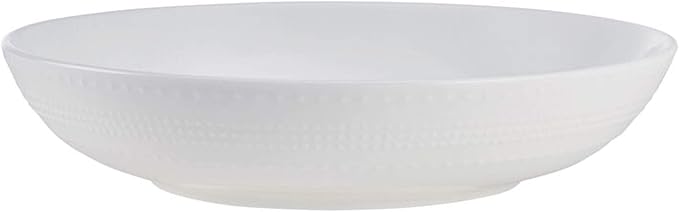 Mikasa Annabelle Bone China 40-Piece Dinnerware Set Service for 8 Lightweight and Chip-Resistant White Porcelain with Elegant Design