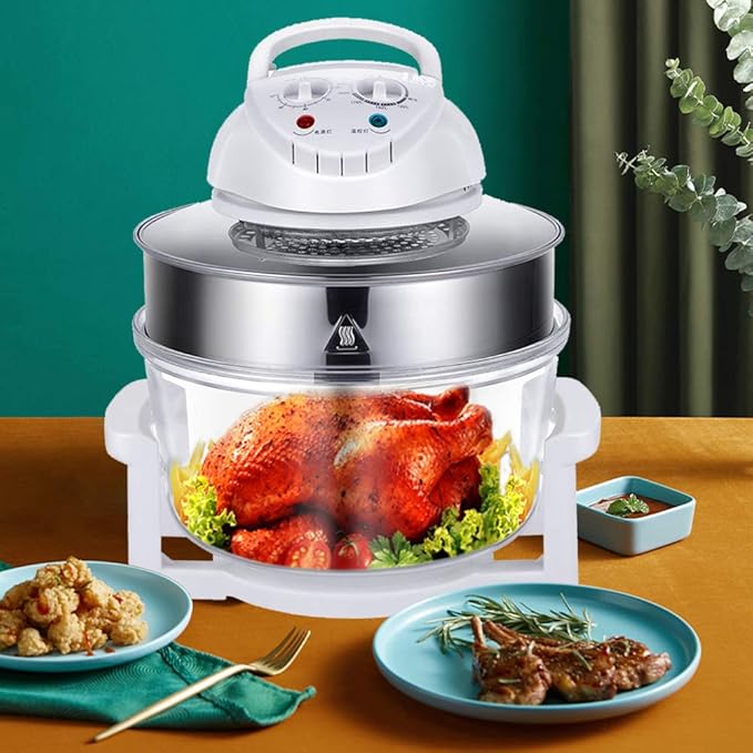 LYNICESHOP Air Fryer Multifunction Electric Cooker Infrared Turbo Air Fryer Convection Oven Roaster Turbo Convection Oven Roaster Heating Convection Toaster Oven Roaster for Home and Restaurant