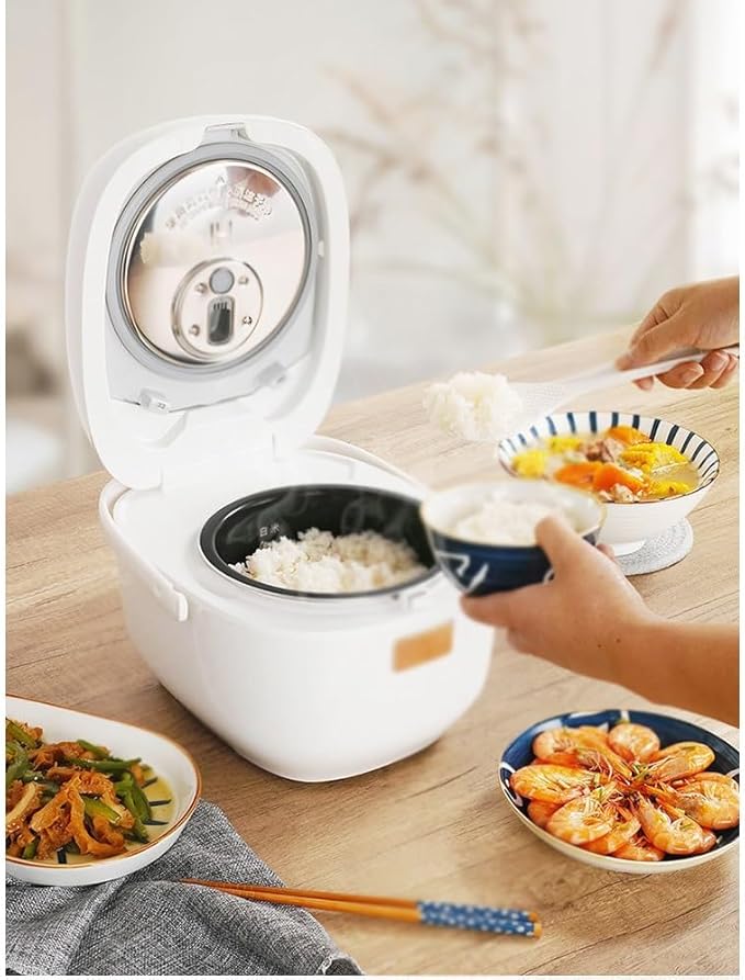 Home Smart Reservation IH Electromagnetic Heating Backup Long Charcoal Rice Cooker Mini Compact