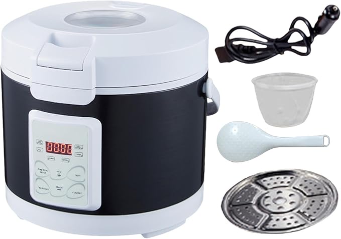 Portable 3L Car Rice Cooker 12V 24V Pot Style B