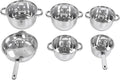 Pssopp Cookware Cookware Set Kitchen Pots and Pans with Lids Shovel Spoons for Home Cooking 15Pcs Stainless Steel Stainless Steel Set