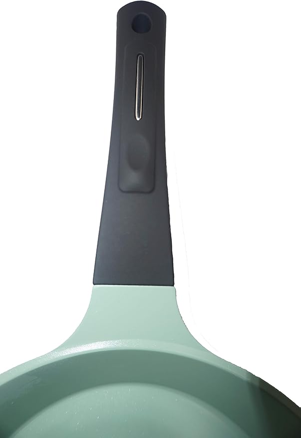 EUROCOOK JADE powder COATED Non-Stick frying PAN SET made of aluminum non-stick coating ceramic 3 piece SET PFOA Free HEALTHY FAST FAT FREE cooking NEWARE