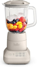 bella 10 Speed Countertop Blender Juicer &amp Smoothie Maker Fits-anywhere™ Kitchenware Slim Flip &amp Store Design Dishwasher Safe 48oz Capacity Pitcher &amp Lid Stainless Steel Blade 450 Wa