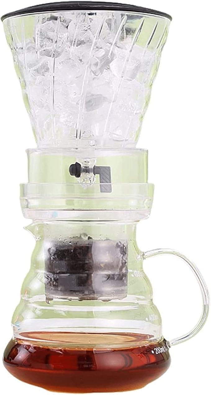 Beverage Equipment American Siphon Coffee MakerHeat-Resistant Glass Manually Coffee MakerCold Brew Coffee Maker with Water Flow Control Valve Siphon Coffee Maker