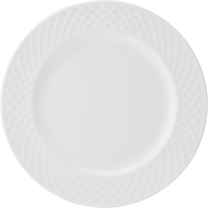 Mikasa Trellis Bone China Lightweight Chip Resistant 40 Piece Dinnerware Set Service for 8