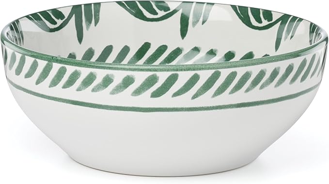 Oneida Dinnerware Set Solear Green 12-Piece Set Service For 4 Stoneware Material Dishwasher Safe &amp Microwave Safe Home Kitchen And Dining Dinner Plates And Bowls Sets (Green 12 Pieces)