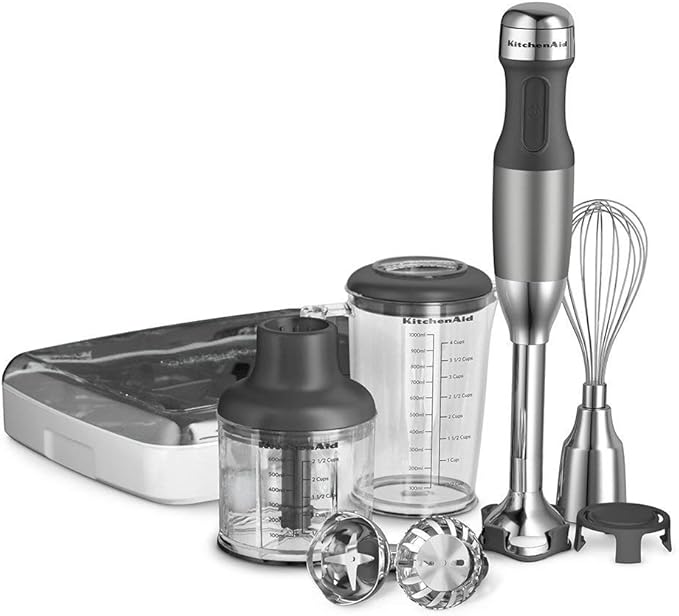 KitchenAid KHB2561ACS Architect Series 5-Speed Hand Blender - Coco Silver