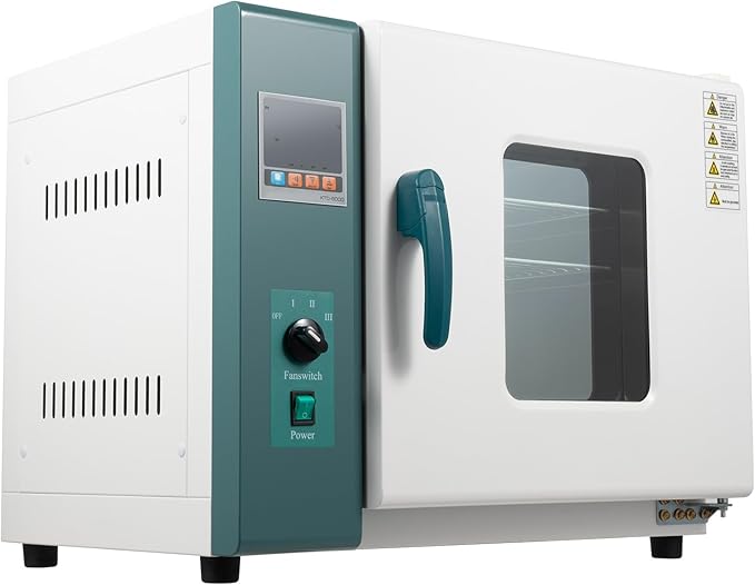 Horizontal Electric Blast Drying Oven 45L/12Gallon Lab Industrial Digital Forced Air Convection Drying Oven with Intelligent Temperature Controller For Industrial Schools 1000W 110V