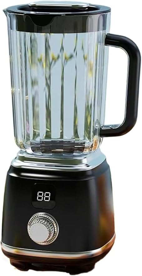 Juicer Machine Rechargeable Household Juice Blender 600ml 10-Blade 304 Stainless Steel 3000mAh Rechargeable Battery 2 Speed to Makes Juice Nut Milk &amp Sorbet (Black)