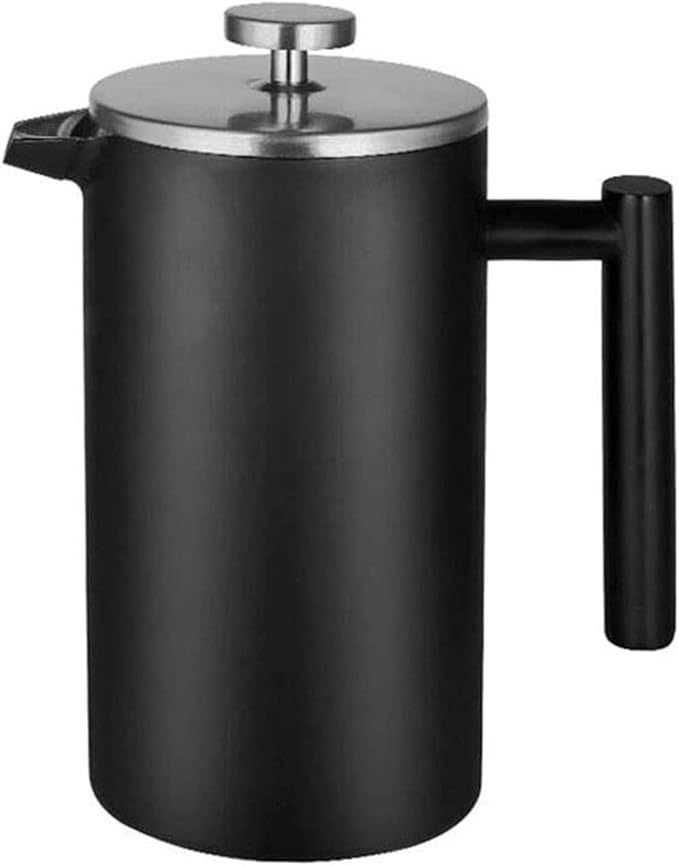 Stainless Steel Coffee Press Maker French Press Coffee Maker Designed with Double Wall and Extra Filters for A Richer and Fuller Coffee Flavor (25oz) Perfect Valentine's Day Gift Idea