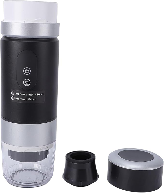Zerodis Coffee Makers Rechargeable USB C Mini Coffee Maker 20 Bar Electric Machine for Camping Travel Office RV Hiking Portable Maker Machine