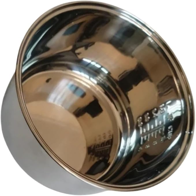 304 Stainless Steel Rice Cooker Inner Pot .Compatible With Poloris PMC 0517. Replace Non - Stick Inner Bowl