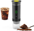 Irishom Portable Coffee Machine 3 in 1 Cordless Electric Coffee Maker Work with Capsule and Ground Coffee Cold Brew and Heating Coffee Maker with 150ml Cup