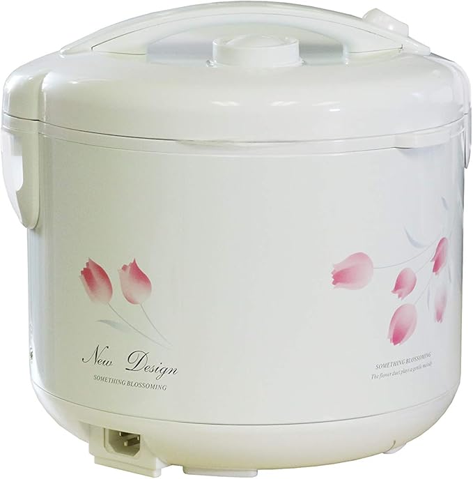 TRC-08 Cool Touch 8-Cup Rice Cooker and Warmer with Steam Basket White