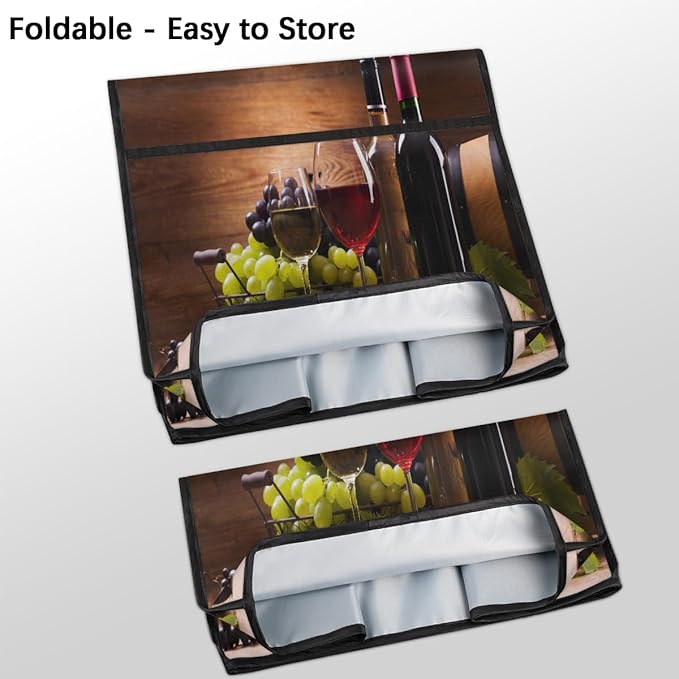 cfpolar Kitchen Aid Mixer Cover Compatible with 6-8 Quarts Grapes Wine Green Leaves Stand Mixer Cover Kitchen Aid Mixers Accessories Appliance Organizer Bag Dust Covers with Zipper Pocket