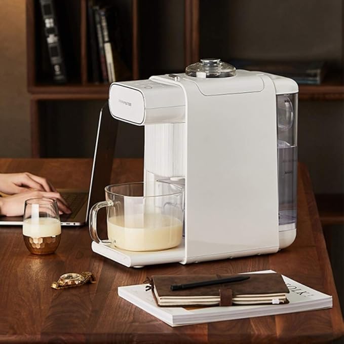 JOYOUNG DJ10U-K61 Automatic Self-cleaning Soy Milk Maker 4 in 1 functionCoffee Maker Juice Maker Electrical Water Kettle 300-1000ML White