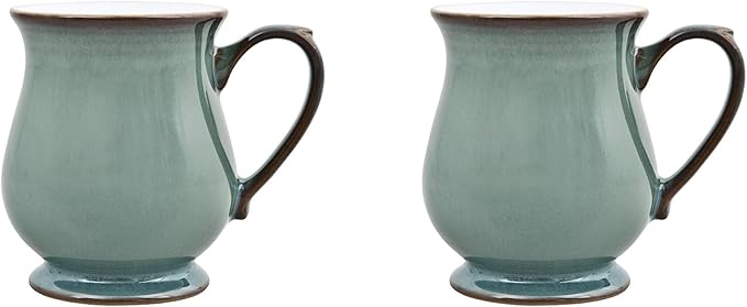 Denby Regency Green 2 Piece Craftsman Mug Set