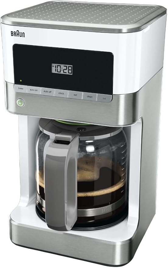 Braun KF6050WH BrewSense Drip Coffee Maker White