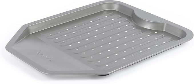 Salter Essentials Chip Tray – Non-Stick Coating Rectangular Baking Tray Dishwasher Safe Easy to Clean Made in The UK Durable Carbon Steel Lightweight Oven Sheet PFOA-Free BW13672