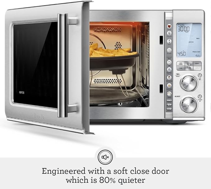 Breville BMO870BSS Combi Wave 3-in-1 Microwave Air Fryer and Convection Oven Brushed Stainless Steel