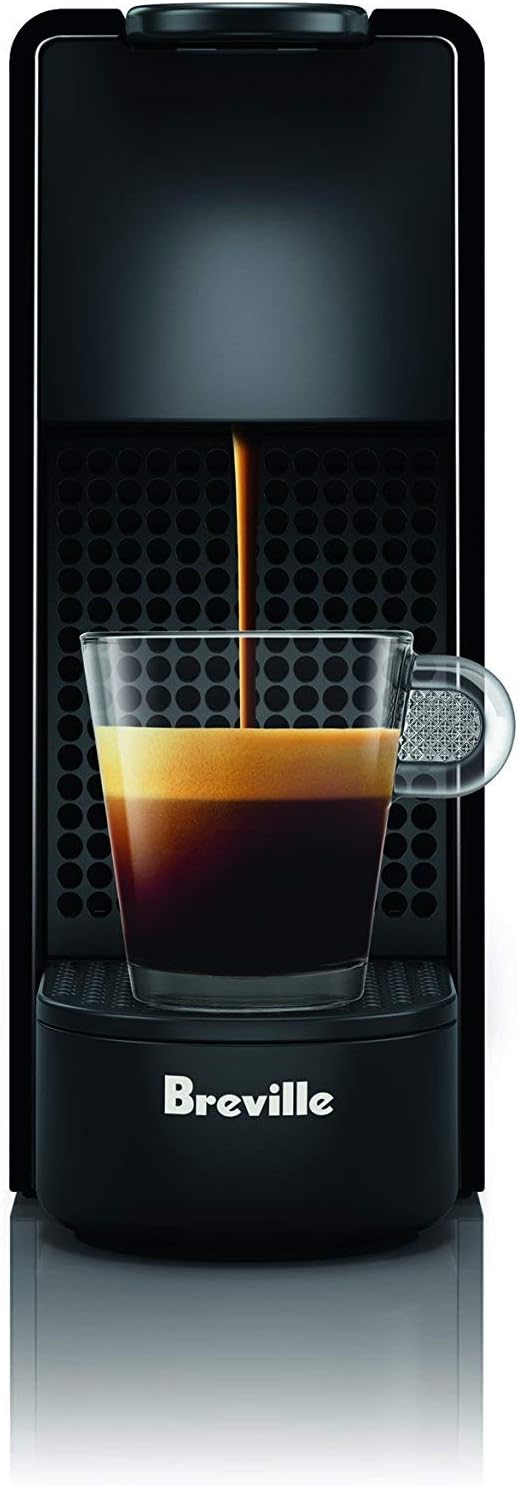 Nespresso Essenza Mini Espresso Machine by Breville with Milk Frother20.3 fl oz Piano Black