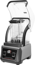 Commercial Blender 2200W 2L High-Speed Multifunctional Smoothie Maker with Soundproof Shield Variable Speed Countertop Blender for Home Restaurant Café Milk Tea &amp Dessert Shop