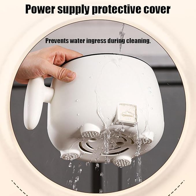 Portable Multifunctional Non-Stick Electric Pot Mini Electric Hot Pot Rice Cooker Non Stick Frying Skillets 3 Heat Settings Steaming Boiling Frying Stir-Frying Dorm Home Travel (Without steame