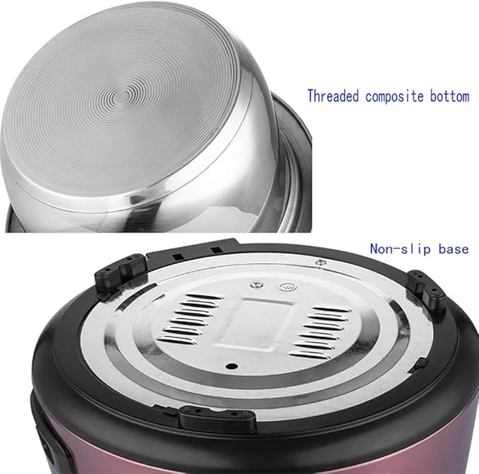 Rice Cooker Household 4L-6L Automatic Heat Preservation Stainless Steel Inner Container Multi-function With Steamer