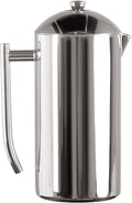 Frieling French Press Coffee Maker - 23 oz Polished Double-Wall Stainless Steel - Insulated French Press for Camping - All Stainless Steel Coffee Maker