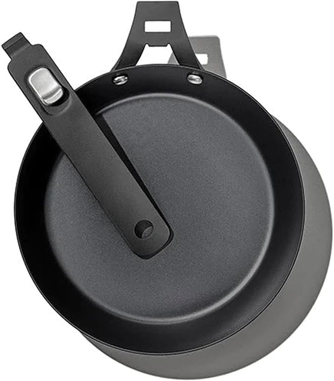 OXO Outdoor Pre-Seasoned Carbon Steel 8 Frying Pan Skillet Detachable Handle for Easy Storage Indoor Use Nonstick with Use Induction Suitable Oven &amp Broiler SafeBrowning GrillSearSauteB