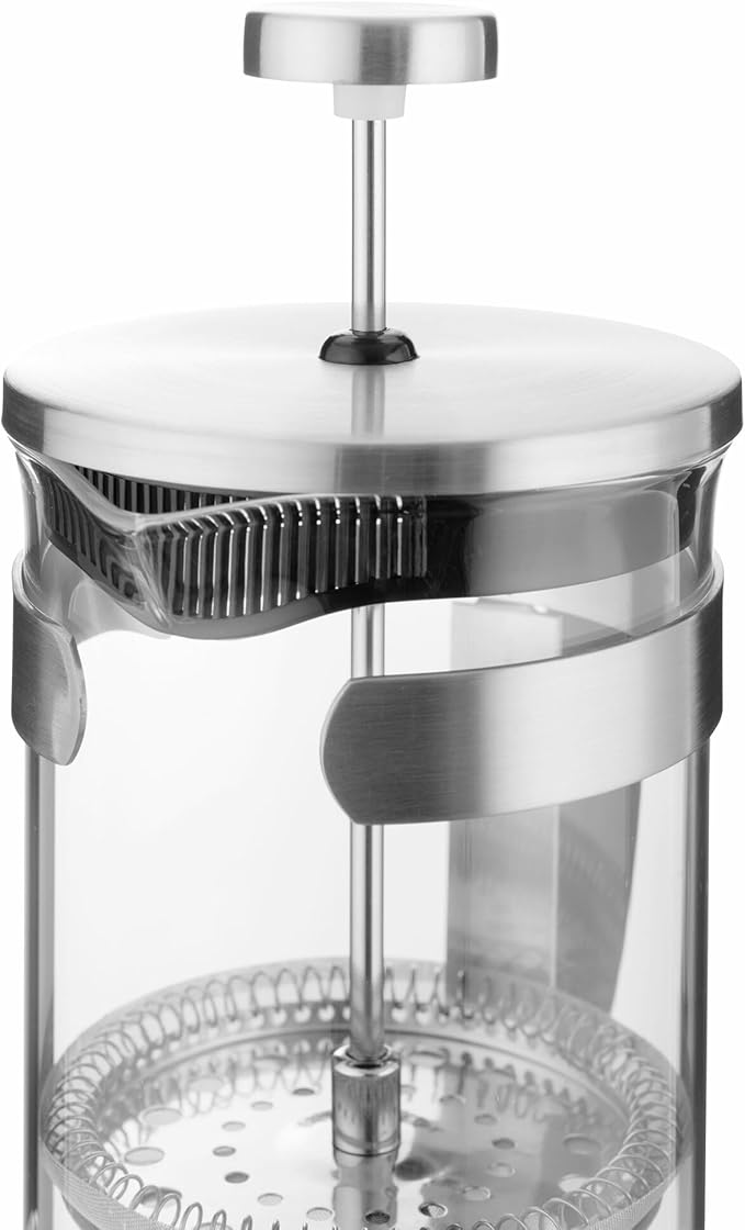 BergHOFF 1106810 0.35 Litre Stainless Steel Studio Coffee/Tea Plunger Clear