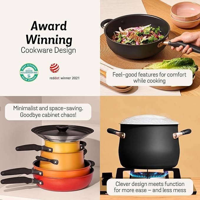 Nonstick Cookware Set (Cookware Set (6 Piece))