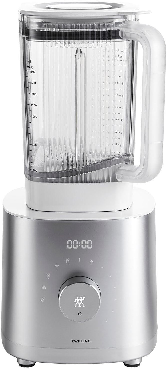Professional 12-Speed High-Performance Countertop Blender 1400 Watt Motor 64 Oz BPA-Free Tritan Container Digital Controls Pulse Function Tamper Tool Included Friction Heat for Hot Soups Ice Cr