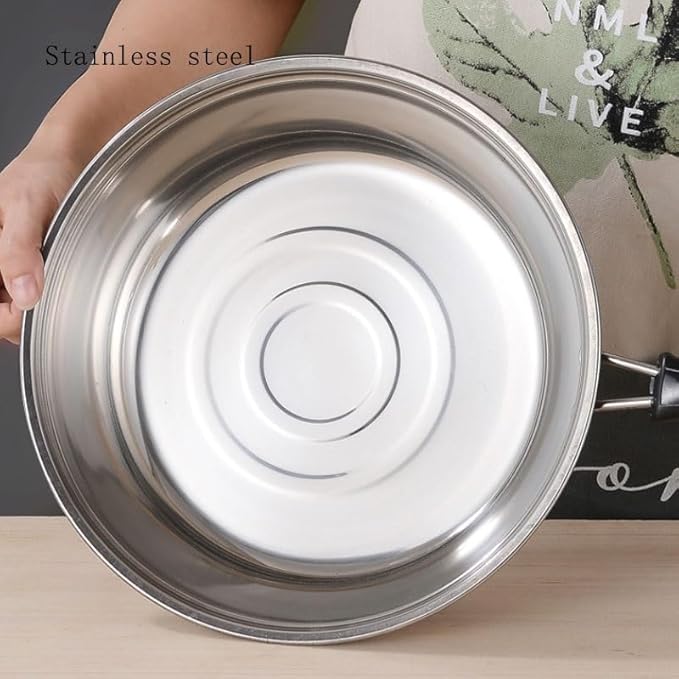 Stainless Steel Milk Pot Soup Wok Three Piece Cookware Set