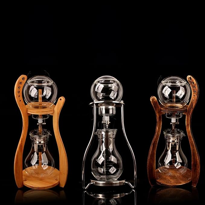 Cold Brew Coffee Maker Ice Drip Coffee Maker Iced Coffee Cold Brew Drip Tower Cold Brew Iced Coffee Drip Tower Wooden Coffee Maker Coffee Offices Home Coffee Maker Brewer Machine(Color:C)