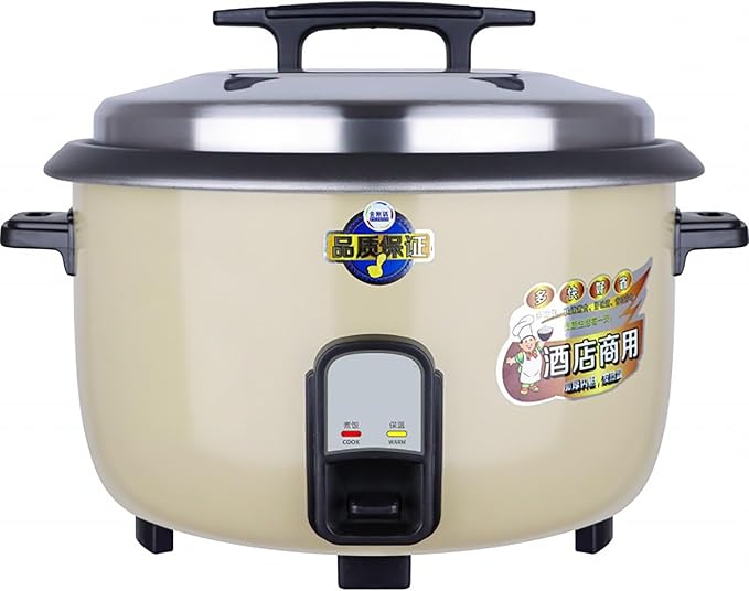 Commercial Large Rice Cooker &amp Food Warmer8-45L Large Rice Cooker with Nonstick Inner PotFast Cooking and 24-Hour Keep Warm Rice CookerOne Color-10L-1600W