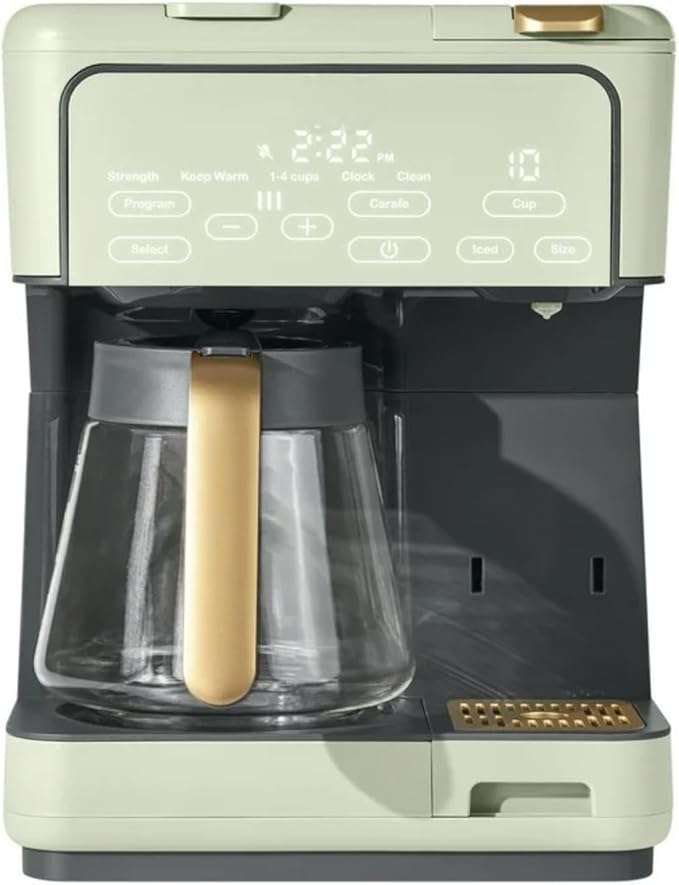 Programmable 12-Cup &amp Single-Serve Multi-Brew Coffee Maker Digital Controls Large Capacity Easy to Use