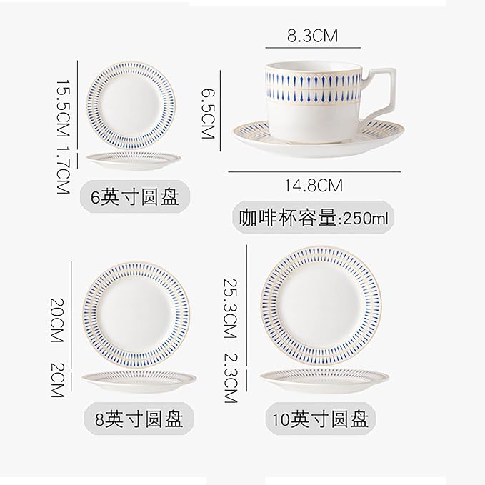 24-piece dinnerware sets dish set for 6 ceramic round plates white kitchen dish set with dinner plates and cup plates and cups set daily use dishwasher safe for housewarming party