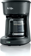 Mr. Coffee® 5-Cup Mini Brew Switch Coffee Maker Black