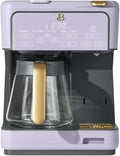 Dual Function Coffee Maker with 12 Cup Drip Brewing and Single Cup Option Programmable Control Panel (Lavender)