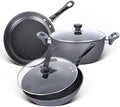 Cookware Set Frying Pan Soup Pot Stew Pot Wok Non- Stick Pan Saucepan Cooking Pot Set Kitchen Casserole Hotpot Steamer Boilers